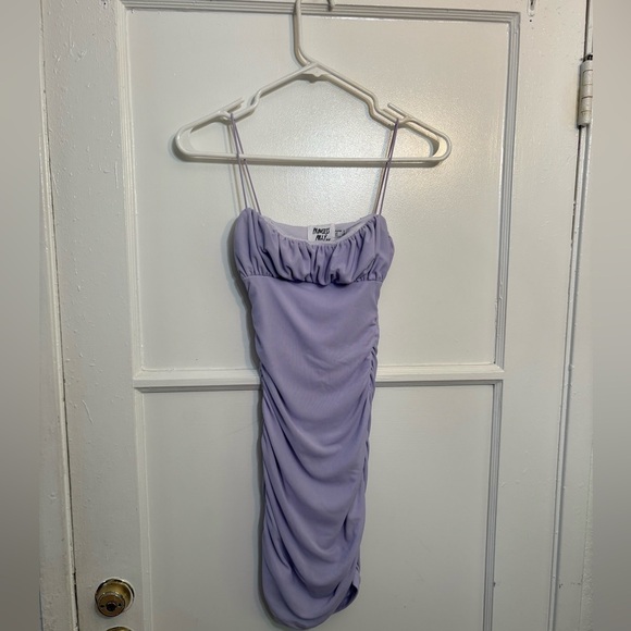 Princess Polly Penney Mini Dress Purple Spaghetti Strap Party/Going Out - Picture 2 of 4